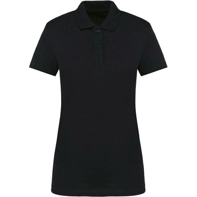 Kariban Premium PK201 Dámske elastické piqué polo Supima® čierna