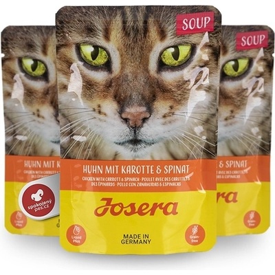 Josera Cat Super Premium polievka kuracia mrkva špenát 70 g