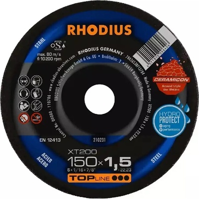 Rhodius Rezný kotúč 150 x 1,5 x 22,23 mm 200 210231