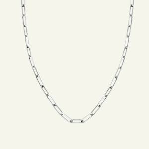 Rosefield колие в сребрист цвят Hammered Chain JNHCS-J629 Rosefield | Lilav | ЖЕНИ | ЕДИН РАЗМЕР