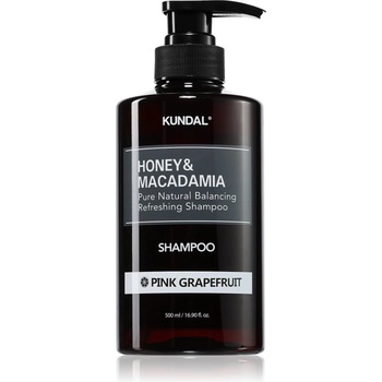 KUNDAL Honey & Macadamia Pink Grapefruit натурален шампоан за суха и увредена коса 500ml