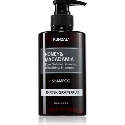KUNDAL Honey & Macadamia Pink Grapefruit натурален шампоан за суха и увредена коса 500ml