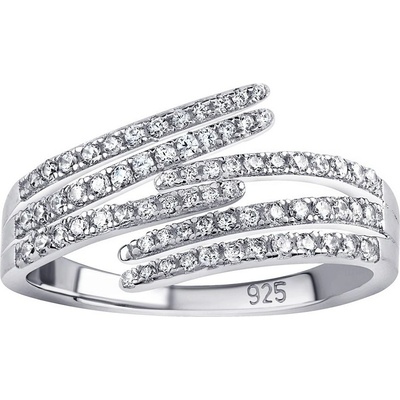 SILVEGO Stříbrný prsten Aimee s Brilliance Zirconia JJJ1177R