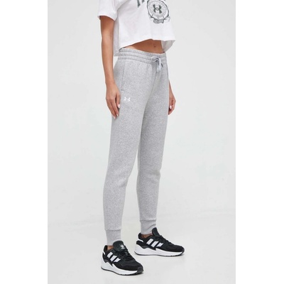 Under Armour nohavice UA rival fleece jogger 1379438-012 grey