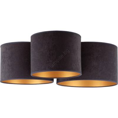 Duolla - Плафон ROLLER TRIO 3xE27/60W/230V антрацит (DU600408)