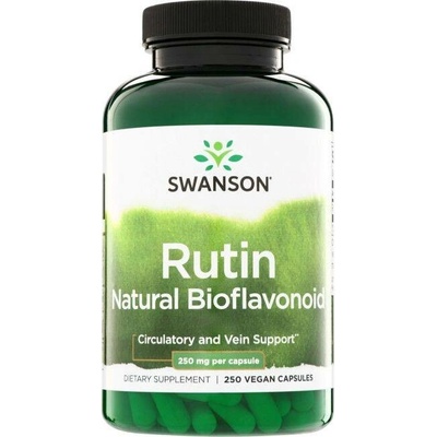 Swanson Rutin Natural Bioflavonoid 250 ks, veganské kapsle, 250 mg