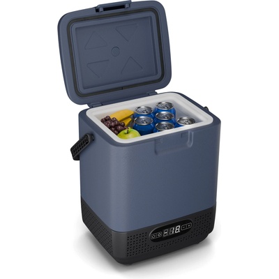 Klarstein Охладител SwiftFrost 12L, 12V-24V/230V, до -20 °C, компресор, 2 нива на мощност, LED дисплей (HEA25-12LPortfr-BL) (HEA25-12LPortfr-BL)