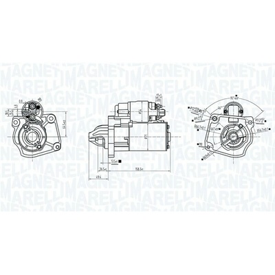 Startér MAGNETI MARELLI 063726281010