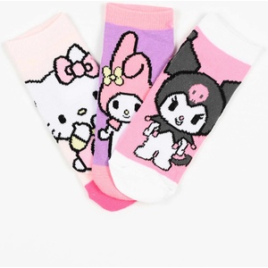 Kids movie heroes Чорапи - Комплект 3 Чифта Hello Kitty Kuromi - sportdepot - 6,24 лв