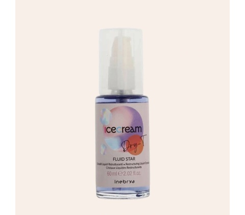 Inebrya Ice Cream Dry-T Fluid Star Rekonstrukční tekuté krystaly 60 ml