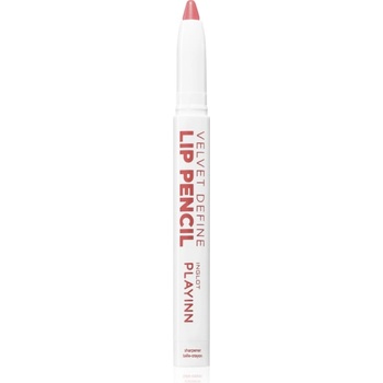 Inglot PlayInn Velvet Define Lip Pencil интензивен молив за устни цвят MELLOWED MAGENTA 65 1.6 гр