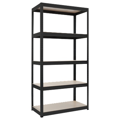 Carmen Метален стелаж Carmen Star (180x90x45cm) - Черен (3580505)