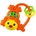 Baby Mix Детска дрънкалка със звук Baby Mix Маймунка оранжева (17306)