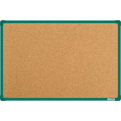 VMS VISION, s.r.o. Korková nástenka boardOK so zeleným rámom 600 x 900