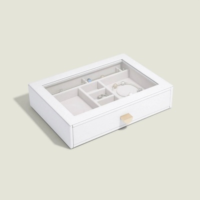 Stackers šperkovnice na šarmy White Classic Charm Display Drawer bílá 75793