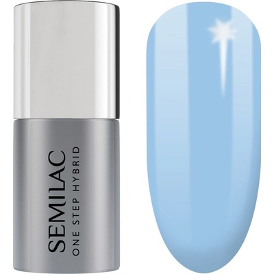 Semilac Hybridný lak 3v1/jednofázový, BABY BLUE S810, 7ml