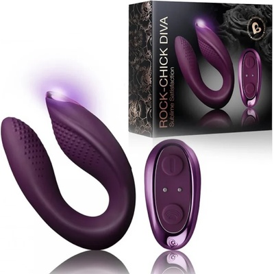 Вибратор за двойки с дистанционно управление - Rock-Chick Diva (ROCKS00364)