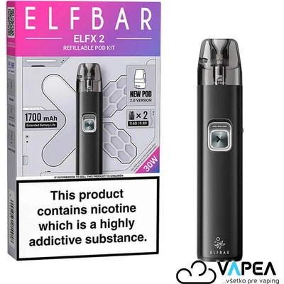 Elf Bar ELFX2 1700 mAh Matte Black
