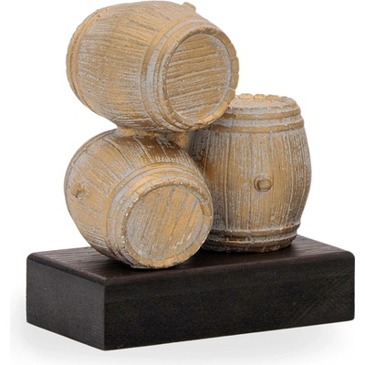 Trofej luxusní sudy výška 14 cm vícebarevná