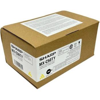 Sharp MXC50TY жълт (yellow) оригинален тонер (MXC50TY)