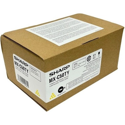 Sharp MXC50TY жълт (yellow) оригинален тонер (MXC50TY)