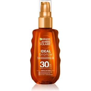 Garnier Ambre Solaire Ideal Bronze масло за грижа и придобиване на тен SPF 30 150ml