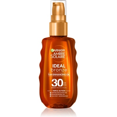 Garnier Ambre Solaire Ideal Bronze масло за грижа и придобиване на тен SPF 30 150ml