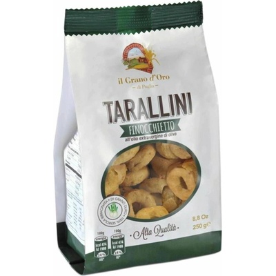 il Grano D'oro tarallini s feniklom 250 g