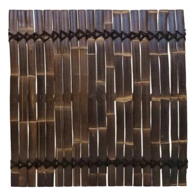 Panel z bambusových lamiel tmavohnedej farby š 90 x v 100 cm