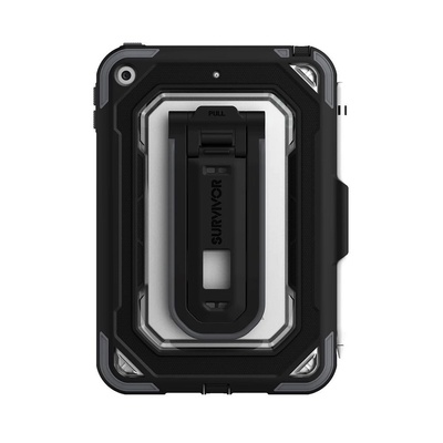 Griffin Survivor All Terrain Case - защита от най-висок клас за iPad mini 5 (2019) (черен-прозрачен)