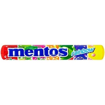 Mentos Rainbow dražé s ovocnými příchutěmi se žvýkací náplní 37,5 g