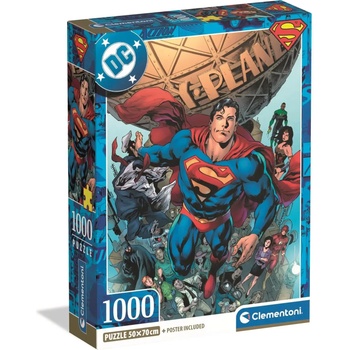 Clementoni - Puzzle DC Superman - 1 000 piese