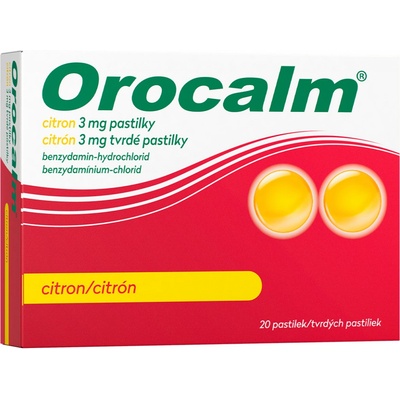 OROCALM CITRON 3MG PAS 20
