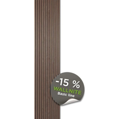 Akustický panel Wallnite Basic line černý filc Dub 2400×600×18