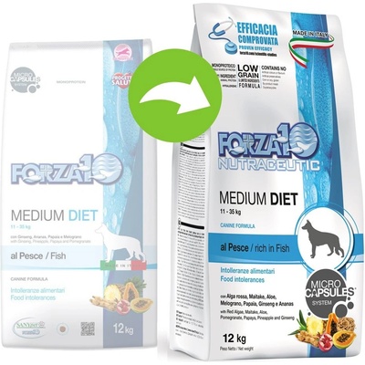 Forza10 Medium Diet s rybou 12 kg