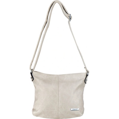 VIOLET dámska crossbody koženková kabelka Béžová