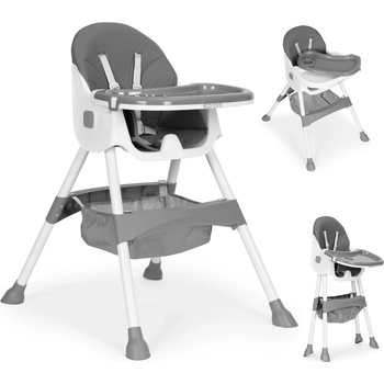 Ecotoys s podnosem a košíkem 5bodový pás Šedá