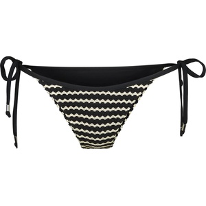 Seafolly Дамско бикини долнище Seafolly Women's Mesh Effect Tie Side Rio Pant Bikini bottom - Black - размер 40 (EU) (150-4262-0315)