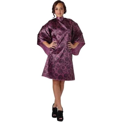 Olivia Garden Kadeřnická pláštěnka Lace Cape Plum švestka