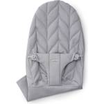 BabyBjörn Калъф за бебешки шезлонг BabyBjorn - Bouncer Bliss, Woven Petal Quilt, Light Grey (1814-012224) - baby