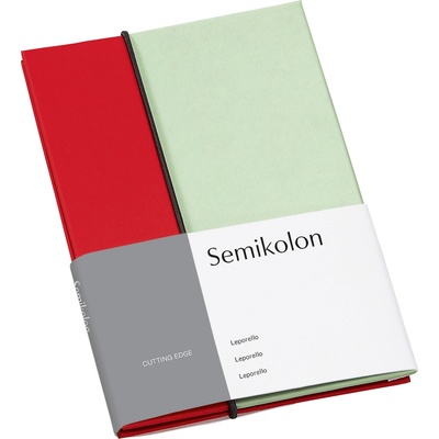 Semikolon Фотоалбум Leporello Cutting Edge череша и шам фъстък (364854)