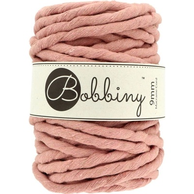 Bobbiny Macrame Cord 9 mm Blush