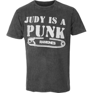 ROCK OFF мъжка тениска Ramones - Judy Stone Wash - CHAR - ROCK OFF - RASTNW77MC