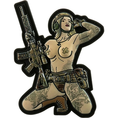 Nášivka M-Tac Tactical Girl No. 1 Skandinavik s Mjolnirem PVC – MultiCam