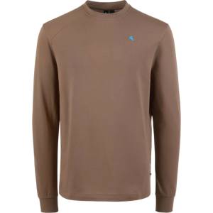 Klättermusen Мъжка тениска Klättermusen Root Logo L/S Tee Longsleeve - Wren Brown (216-8370-0412)