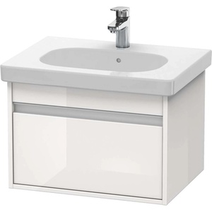 Duravit Ketho - Шкафче за умивалник 41x60x46 см, 1 чекмедже, лъскаво бяло KT667002222 (KT667002222)