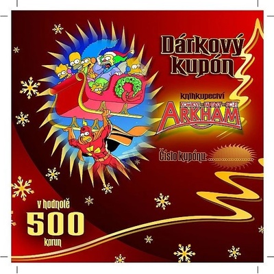 Vánoční dárkový kupon - 500