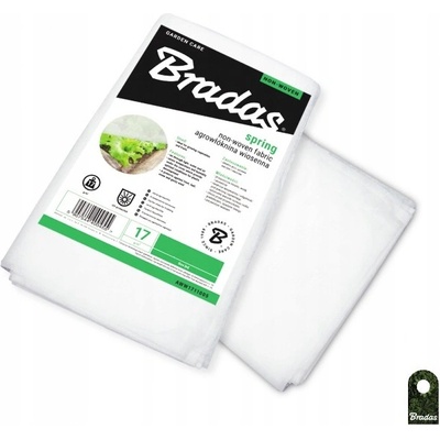 Bradas Netkaná jarná textília 17 g/m² biela 1,1 x 10 m