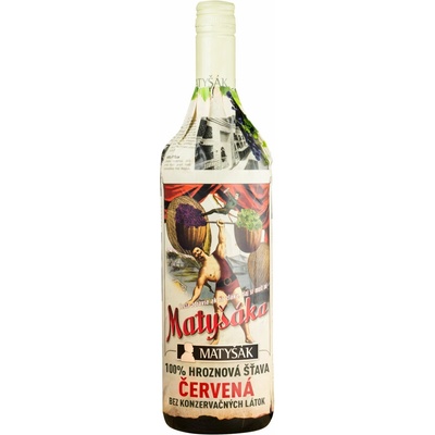 Matyšák 100% hroznová šťava červená 0,75 l
