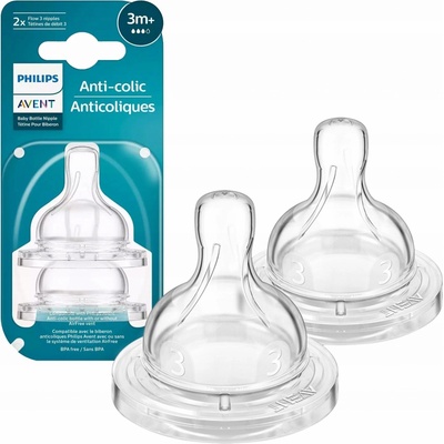 Avent Philips Cumlík anti colic stredný prietok 2 ks 996774